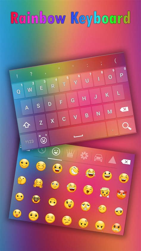 Rainbow Emoji Keyboard APK for Android Download