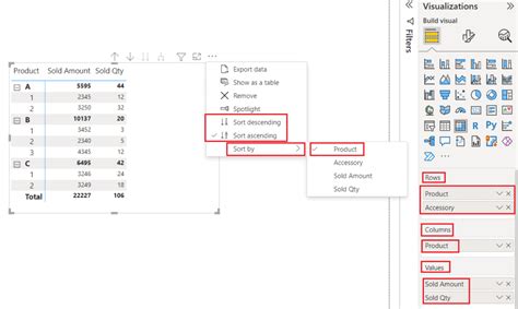 Power Bi Change Sort Order Of Columns In Matrix Printable Timeline