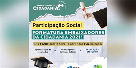 Evento Celebra Formatura Dos Embaixadores Da Cidadania Edi O