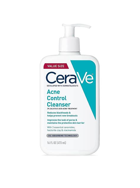 Amazon Cerave Acne Control Cleanser Salicylic Acid Treatment