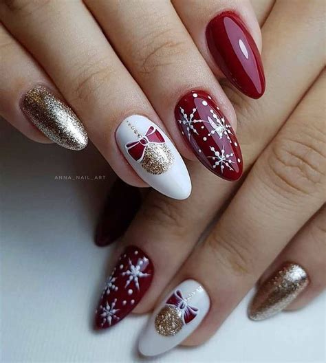 Christmas Nail Art Designs To Look Trendy This Season Christmas Gel