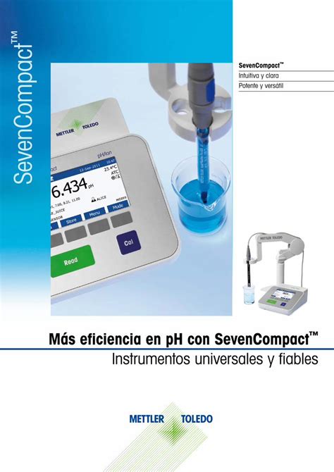 PDF SevenCompact Mettler Toledo La Serie SevenCompact Es La