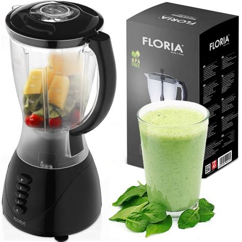 BLENDER KIELICHOWY MIKSER CZARNY BPA FREE 3 BIEGI PULSE 300W Sklep