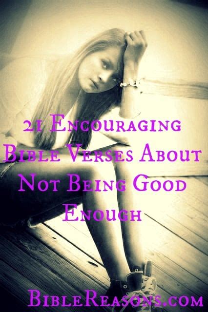 Encouraging Bible Verses About Not Being Good Enough