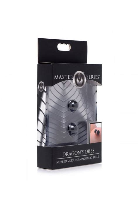 Xr Brands Master Series Dragons Orbs Nubbed Silicone Magnetic Bal