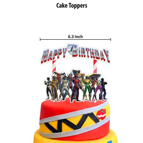 Buy Nelton Birthday Party Supplies For Power Ranger Includes Banner