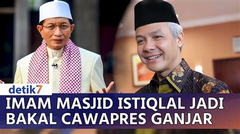 Kandidat Baru Cawapres Ganjar Imam Besar Istiqlal Nasaruddin Umar