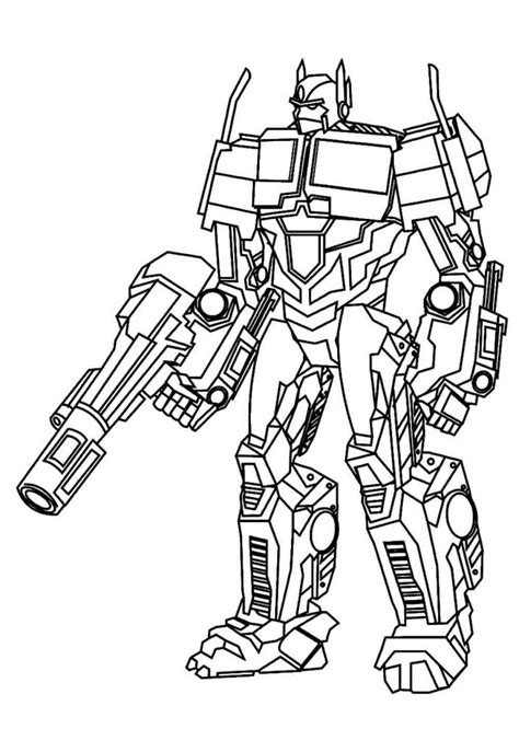 Desenho De Transformers - Desenhos Para Colorir De Caminhao Transformers 4 Optimus Prime