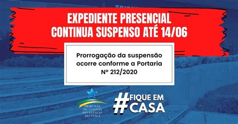 TCE PI mantém expediente presencial suspenso até 14 de junho