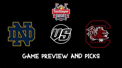 Notre Dame Vs South Carolina Taxslayer Bowl Game Preview And Picks