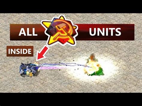 All Red Alert 2 UNITS Inside Battle Fortress Red Alert 2 YouTube