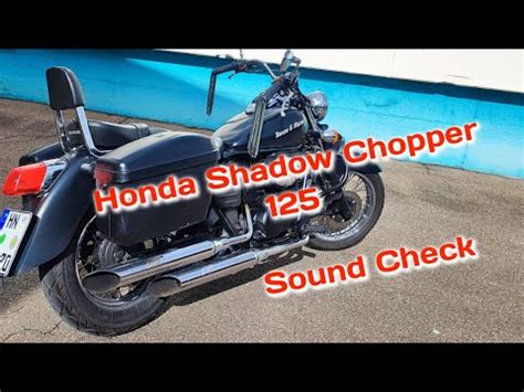 Honda Shadow 125 Sound Check Silvertail YouTube