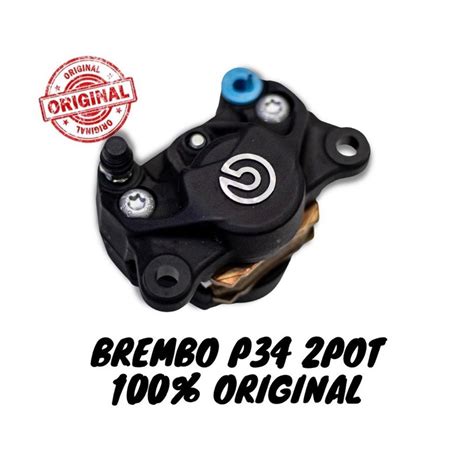 Original Brembo P Pot Brake Caliper Limited Black Edition Included