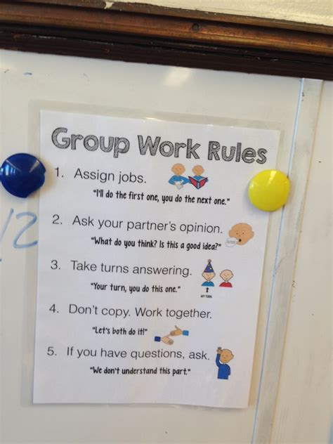 Group Work Rules Free Download The Autism Helper