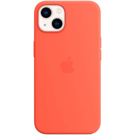 IPhone 13 Silicone Case With MagSafe Nectarine Model A2706