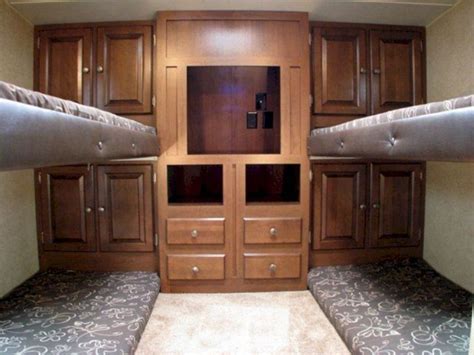 25 Best Rv Campers With Bunk Beds Ideas For Cozy Summer Holiday Rv Floor Plans Remodeled