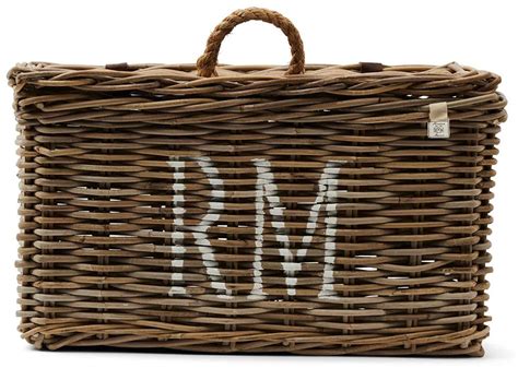 Rivi Ra Maison Rustic Rattan Classic Rm Basket L Kleur Bruin Biano