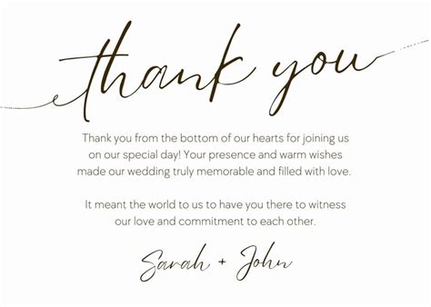 Free Custom Printable Wedding Thank You Card Templates Canva