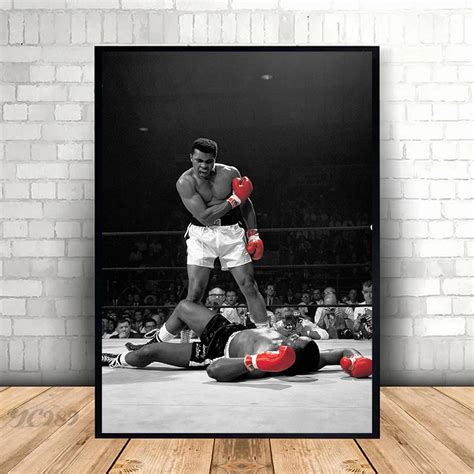 Legend Boxer Star Poster Boxing Canvas Wall Art Posters And Prints Wall