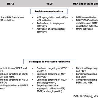 Mechanisms Of Resistance To Targeted Therapy And Strategies To Overcome