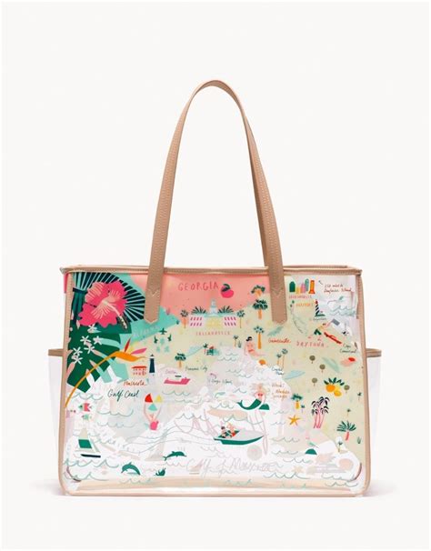 Nwt Brand New Spartina 449 Florida Clear Beach Tote Women Bag Etsy