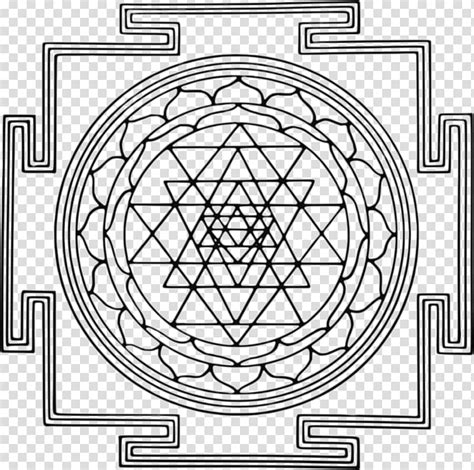 Hindu Iconography Sri Yantra Mahadeva Hinduism Transparent Background