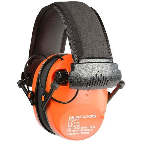 Casque anti bruit électronique numaxes cas1034 b