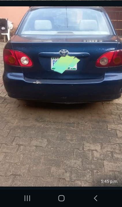 Neatly Nigerian Used Toyota Corolla Autos Nigeria