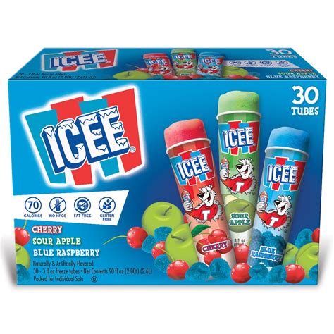 Icee Freeze Squeeze Up Variety Frozen 30 Ct My Kosher Cart