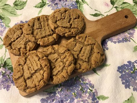 Homemade Alton Browns Gluten Free Peanut Butter Cookies Baking