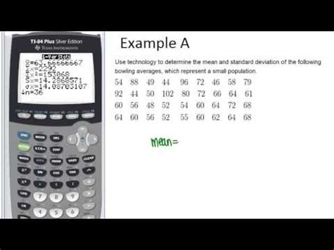 Applications of Variance and Standard Deviation Examples ( Video ...