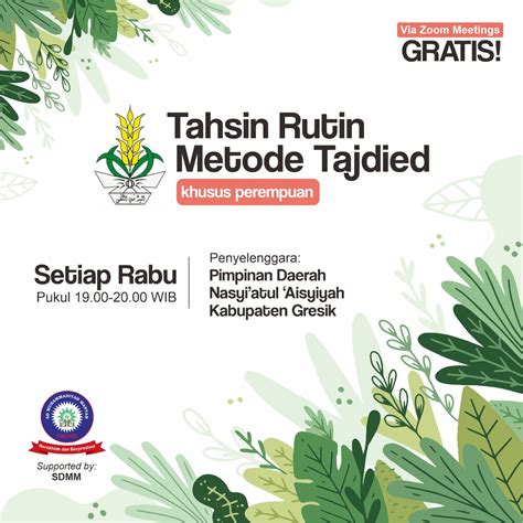 Inspiratif Tahsin Quran Online Nasyiah Gresik PWMU CO Portal