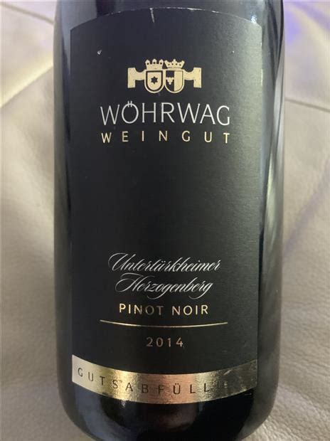 2010 Weingut Wöhrwag Untertürkheimer Herzogenberg Spätburgunder Großes