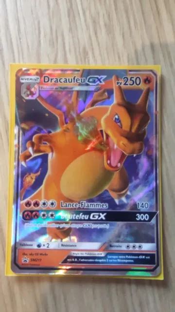 CARTE POKÉMON Dracaufeu GX SM211 Promo Soleil Lune Française EUR 7