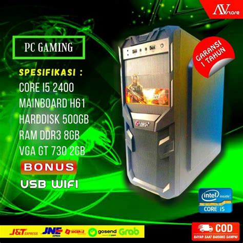 Jual Pc Cpu Gaming Intel Core I Gta V Free Fire Dota Csgo Pes Dll