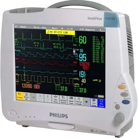 Philips Mp40 Philips Patient Monitoring System Philips Medical