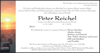 Traueranzeigen Von Peter Reichel Trauer Nn De