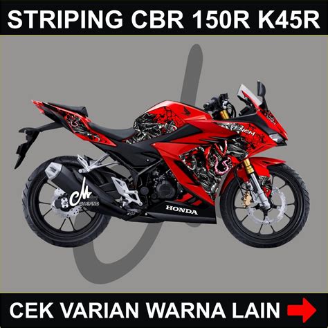 Jual Striping Cbr R K R New Edisi Venom Decal Stiker