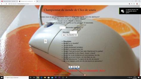 Championnat Du Clic De Souris Je Suis Nul YouTube