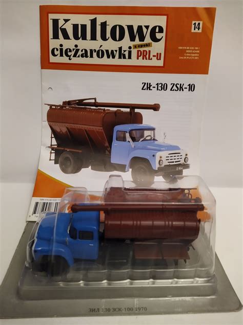 Zil 130 ZSK 10 Skala 1 43 kultowe ciężarówki prl numer 14 deagostini