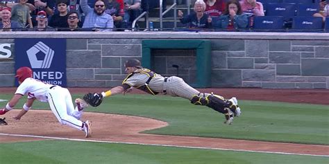 Brett Sullivan Makes Dramatic Tag At Home Plate