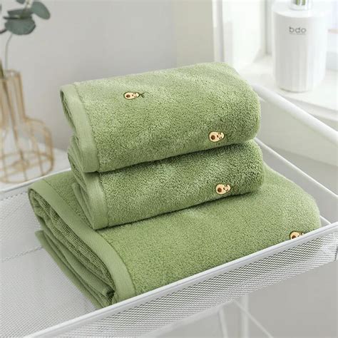 Full Embroidered Cotton Towels Household Adults Do Not Shed Hair Soft Absorbent Net Red Bath