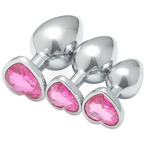 Buy Akstore Pcs Luxury Jewelry Design Fetish Heart Metal Anal Butt