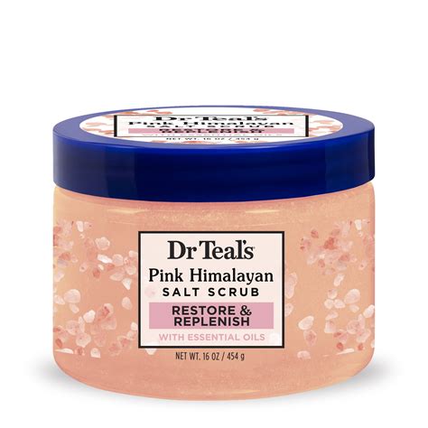 Dr Teal's Restore & Replenish Pink Himalayan & Epsom Salt Scrub, Shea