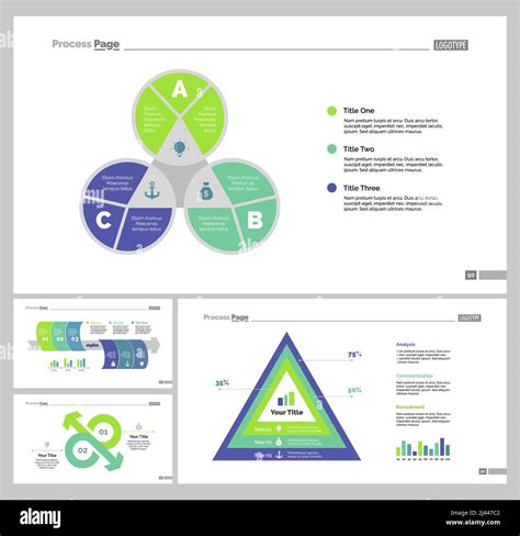 Infographic Design Set Can Be Used For Workflow Layout Diagram Annual