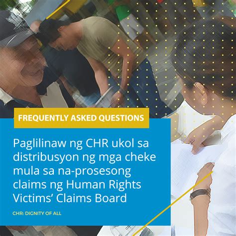 Paglilinaw Ng CHR Ukol Sa Distribution Ng Mga Cheke Mula Sa HRVCB