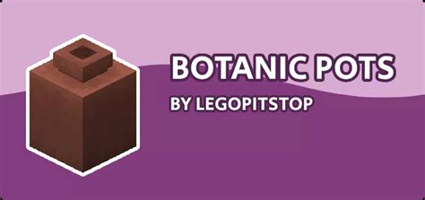 Botanic Pots Datapack Edition Minecraft Data Pack