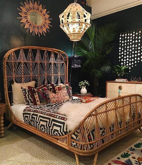 Bohemian Bed Designs With Exposed Boho Beam Hippie Boho Gypsy