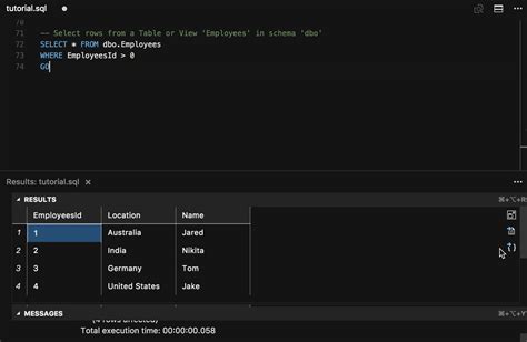 Transact Sql In Visual Studio Code