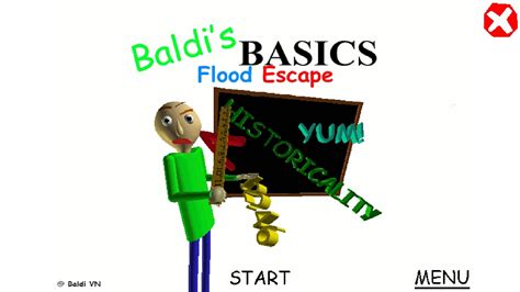 Baldi S Basics Flood Escape Baldi S Basics Mod YouTube